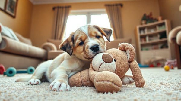 Découvrez l'importance des doudous pour le sommeil des chiots