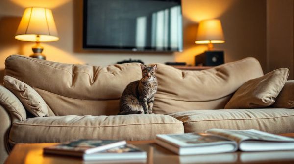 Top housse anti griffes pour chat pour préserver votre canapé