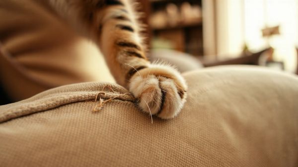 Top housse anti griffes pour chat pour préserver votre canapé
